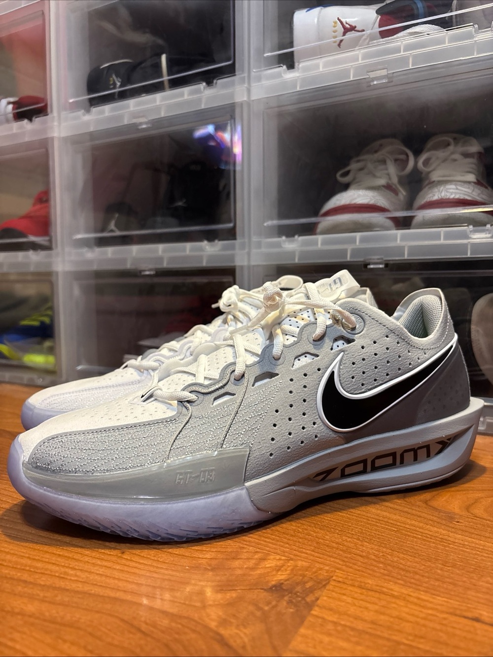 Nike Air Zoom GT Cut 3 TB Grey White IH5097-003 Basketball Shoes Men's Sz 14 NEW